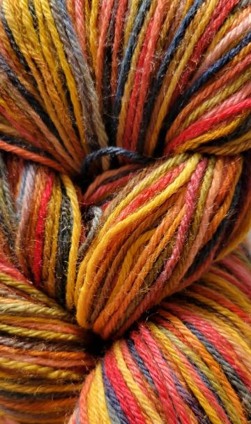 Vintage Sock Handpaint 12208 Autumn Harvest from Berroco with Acrylic, Wool, and Nylon